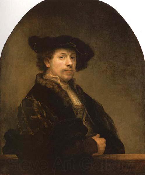 Rembrandt van rijn Self-Portrait Germany oil painting art